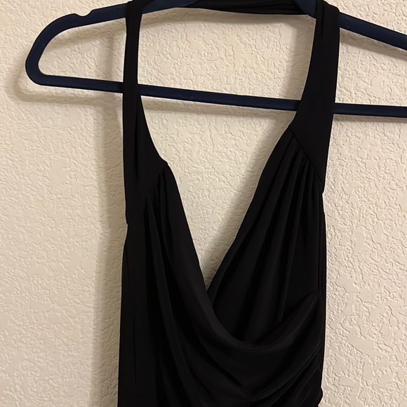 Norma Kamali Cayla Side Drape Gown black - Picture 5 of 12